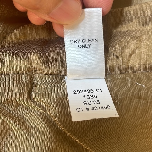 NWT. Banana Republic Women’s 4 100% Silk Satin 2-Layer Trousers w/Side Split. - Picture 13 of 13